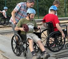 Wheelchair obstacle course